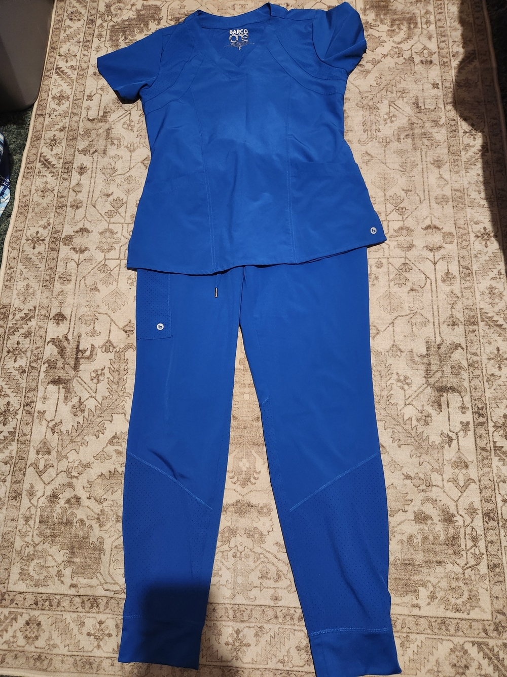 Barco Uniforms Women's Cobalt Blue Jogger Scrub Set